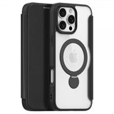 Dux Ducis iPhone 16 Pro Max -kotelo Skin X Pro Series Kickstand MagSafe, musta