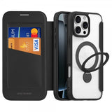 Dux Ducis iPhone 16 Pro Max -kotelo Skin X Pro Series Kickstand MagSafe, musta