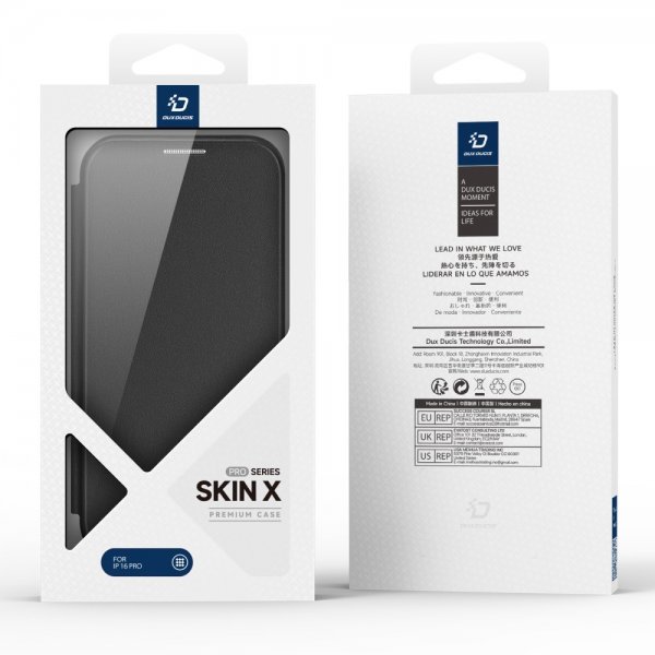 Dux Ducis iPhone 16 Pro Max Kuori Skin X Pro Series MagSafe Musta