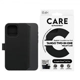 CARE by PanzerGlass iPhone 16 Pro Max -suojakuori, Tango Two-in-One Wallet, MagSafe, musta