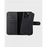 holdit iPhone 16 Pro Max Kotelo Wallet Case Magnet Plus Musta