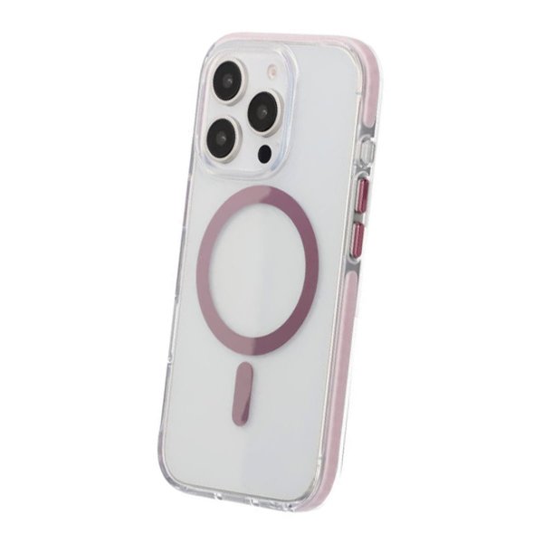 iPhone 16 Pro Max Kuori Iskunkestävä MagSafe Vaaleanpunainen