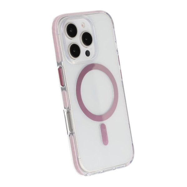 iPhone 16 Pro Max Kuori Iskunkestävä MagSafe Vaaleanpunainen