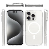 Rvelon iPhone 16 Pro Max Kuoret TPU MagSafe Läpinäkyvä
