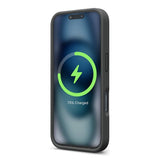 Rvelon iPhone 16 Pro Max Kuori Silikoni MagSafe Musta