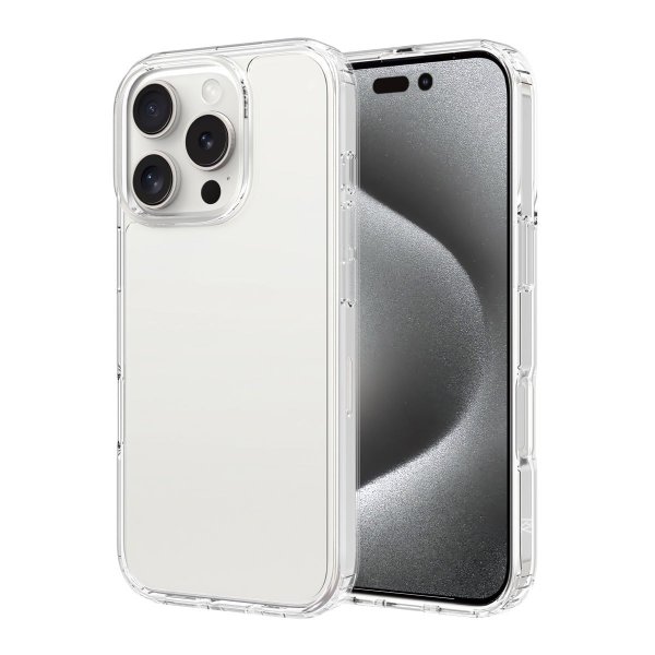 Rvelon iPhone 16 Pro Max Kuoret Silikoni Läpinäkyvä
