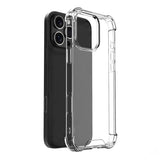 iPhone 16 Pro Max Kuori Iskunkestävä Läpinäkyvä