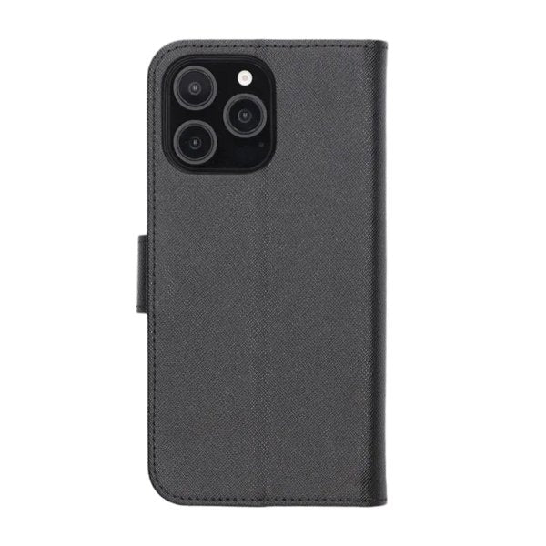 iPhone 16 Pro Max -kotelo jalustalla, musta