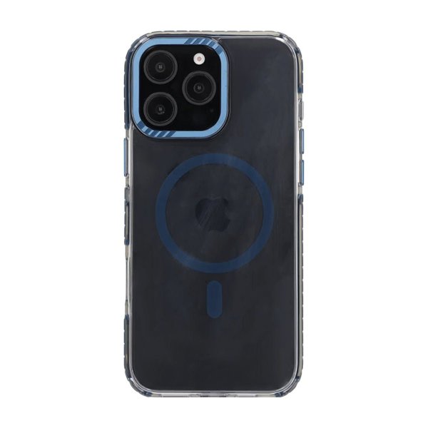Rvelon iPhone 16 Pro Max Kuori TPU MagSafe Sininen