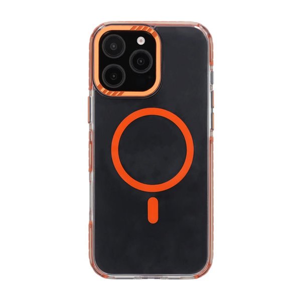 Rvelon iPhone 16 Pro Max Kuori TPU MagSafe Oranssi