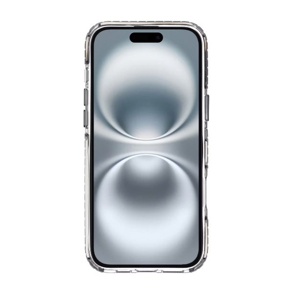 Rvelon iPhone 16 Pro Max Kuori TPU MagSafe Musta/Läpinäkyvä