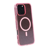 Rvelon iPhone 16 Pro Max Kuori Glitter MagSafe Pinkki