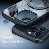 Dux Ducis iPhone 16 Pro Max -kuori Aimo Series MagSafe Kickstand, musta