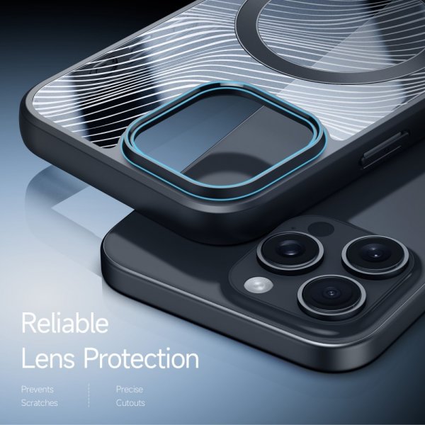 Dux Ducis iPhone 16 Pro Max -suojakuori Aimo Series MagSafe Musta