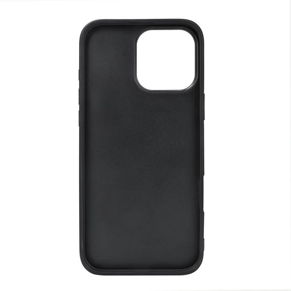 Buffalo iPhone 16 Pro Max -suojakuori, aitoa nahkaa, MagSeries, musta