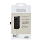 Buffalo iPhone 16 Pro Max -suojakuori, aitoa nahkaa, MagSeries, musta