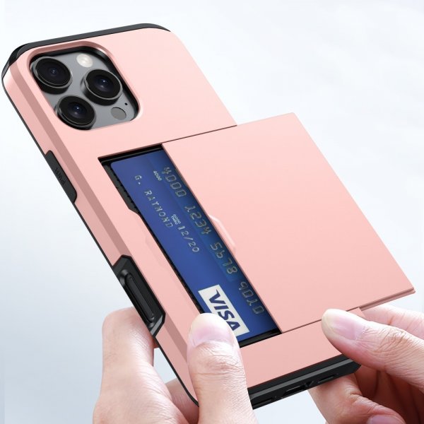 iPhone 16 Pro Max Kuoret Card Slide Sininen