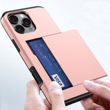 iPhone 16 Pro Max Kuoret Card Slide Sininen