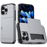 iPhone 16 Pro Max Kuoret Card Slide Harmaa