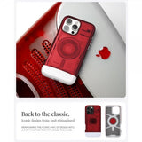 Spigen iPhone 16 Pro Max Kuori Classic C1 MagFit Ruby
