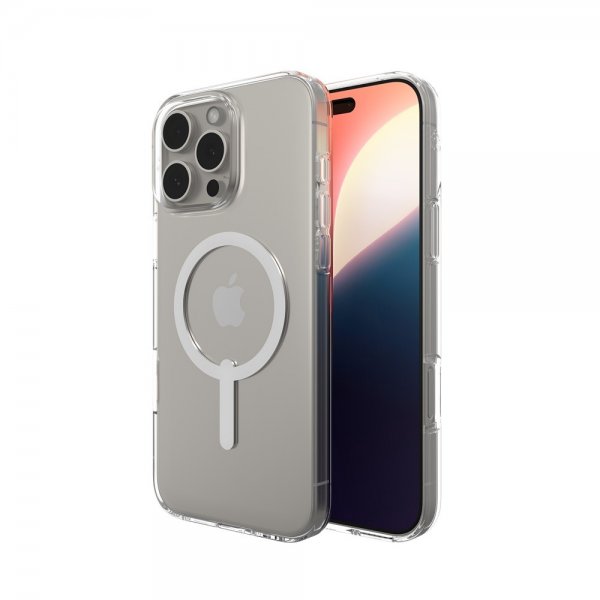 ZAGG iPhone 16 Pro Max -suojakuori Crystal Palace Lite Snap Läpinäkyvä