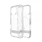 ZAGG iPhone 16 Pro Max -suojakuori Crystal Palace Snap Kickstand Läpinäkyvä