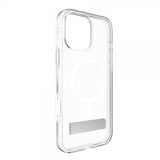 ZAGG iPhone 16 Pro Max -suojakuori Crystal Palace Snap Kickstand Läpinäkyvä