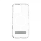 ZAGG iPhone 16 Pro Max -suojakuori Crystal Palace Snap Kickstand Läpinäkyvä