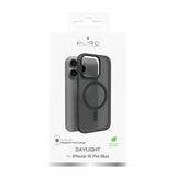 Puro iPhone 16 Pro Max -suojakuori Daylight MagSafe musta