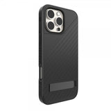 ZAGG iPhone 16 Pro Max -kuori Denali Snap Kickstand Musta