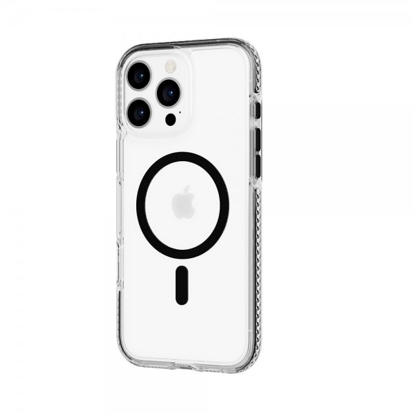 Tech21 iPhone 16 Pro Max Kuori EvoCrystal MagSafe Musta