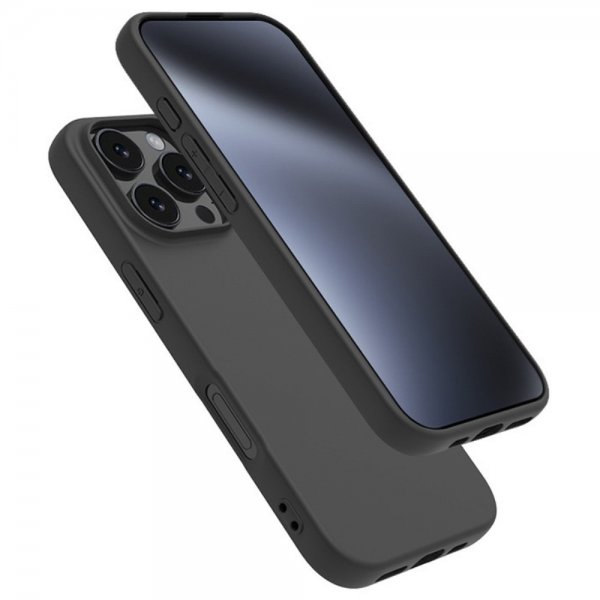 Nordic Covers iPhone 16 Pro Max Kuori Feather Series Raven Black