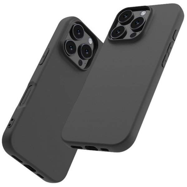 Nordic Covers iPhone 16 Pro Max Kuori Feather Series Raven Black