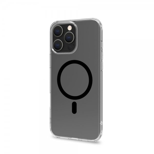Celly iPhone 16 Pro Max -suojakuori GELSKINMAG, musta