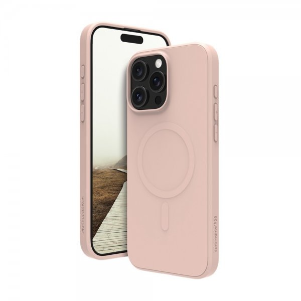 dbramante1928 iPhone 16 Pro Max -kuori Greenland Pro MagSafe Pink Sand