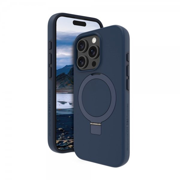 dbramante1928 iPhone 16 Pro Max Kuori Iceland Ultra D3O MagSafe Kickstand Sininen