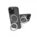 dbramante1928 iPhone 16 Pro Max -kotelo Iceland Ultra D3O MagSafe -jalustalla, läpinäkyvä