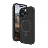 dbramante1928 iPhone 16 Pro Max -kuori Iceland Ultra D3O MagSafe Kickstand Musta