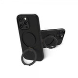 dbramante1928 iPhone 16 Pro Max -kuori Iceland Ultra D3O MagSafe Kickstand Musta