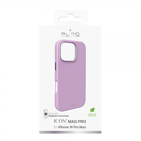 Puro iPhone 16 Pro Max -kuori ICON Mag Pro vaaleanpunainen