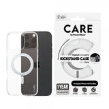CARE by PanzerGlass iPhone 16 Pro Max -suojakuori Kickstand MagSafe, hopea