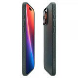 Spigen iPhone 16 Pro Max -suojakuori Liquid Air Abyss Green