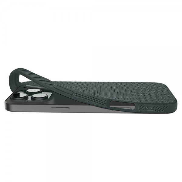 Spigen iPhone 16 Pro Max -suojakuori Liquid Air Abyss Green