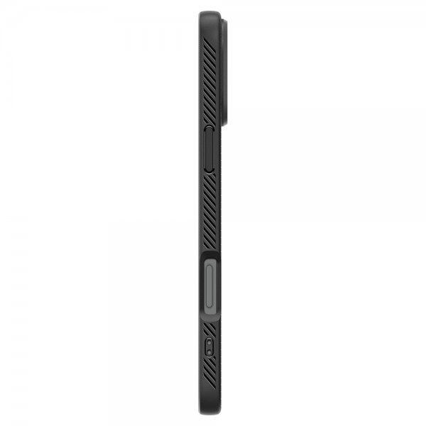 Spigen iPhone 16 Pro Max -suojakuori Liquid Air Mattamusta
