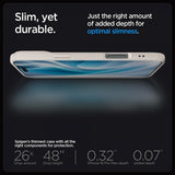 Spigen iPhone 16 Pro Max -suojakuori Liquid Air Natural Titanium