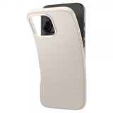 Spigen iPhone 16 Pro Max -suojakuori Liquid Air Natural Titanium
