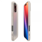 Spigen iPhone 16 Pro Max -suojakuori Liquid Air Natural Titanium