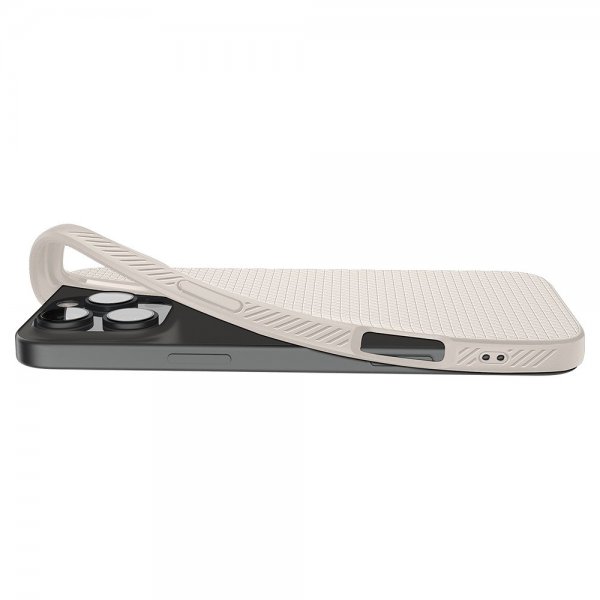 Spigen iPhone 16 Pro Max -suojakuori Liquid Air Natural Titanium