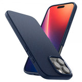 Spigen iPhone 16 Pro Max -kuori Liquid Air Navy Blue