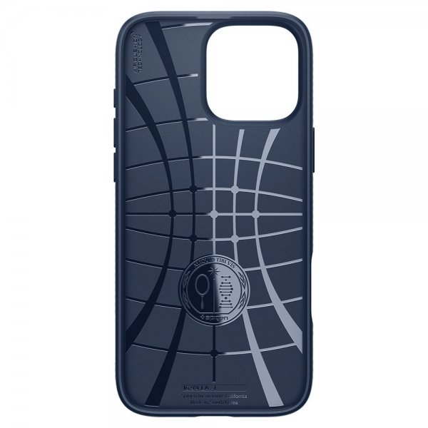 Spigen iPhone 16 Pro Max -kuori Liquid Air Navy Blue